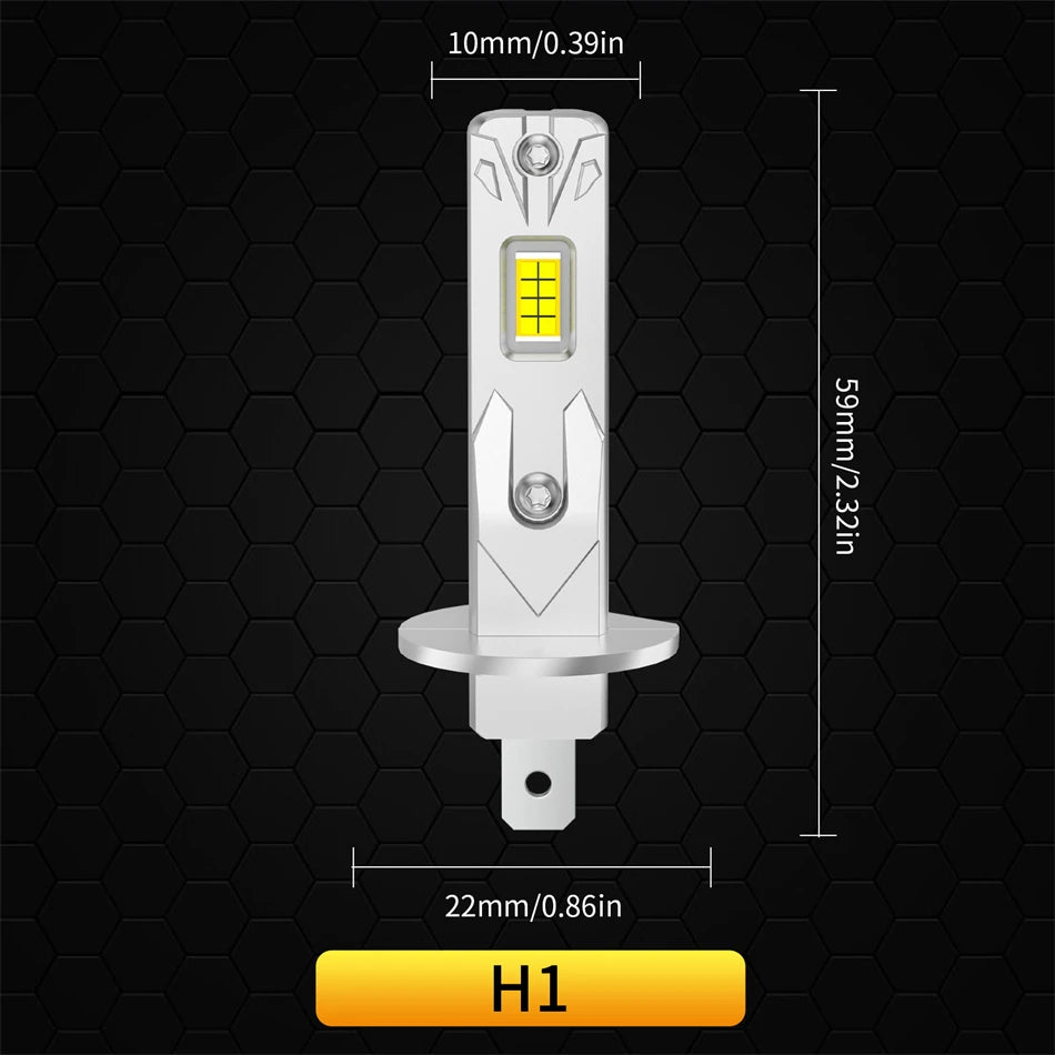 KIT LED H1  Antibrouillard Blanc , Jaune