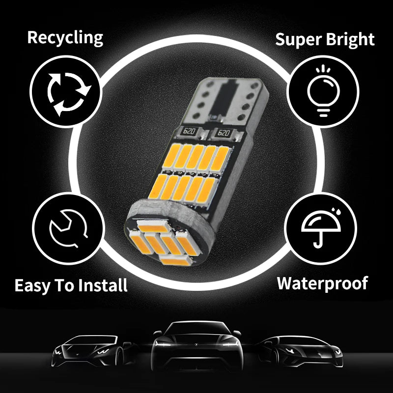 W5W T10 divers couleurs