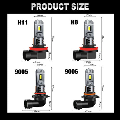 KIT LED H8 ,H11 ,9005 HB3 ,9006 HB4 ,H16 JP 280W/180W