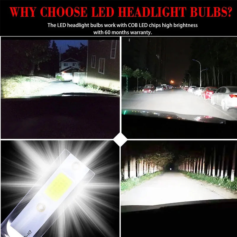 KIT LED  H7/H1/H4/H8 H9 H11