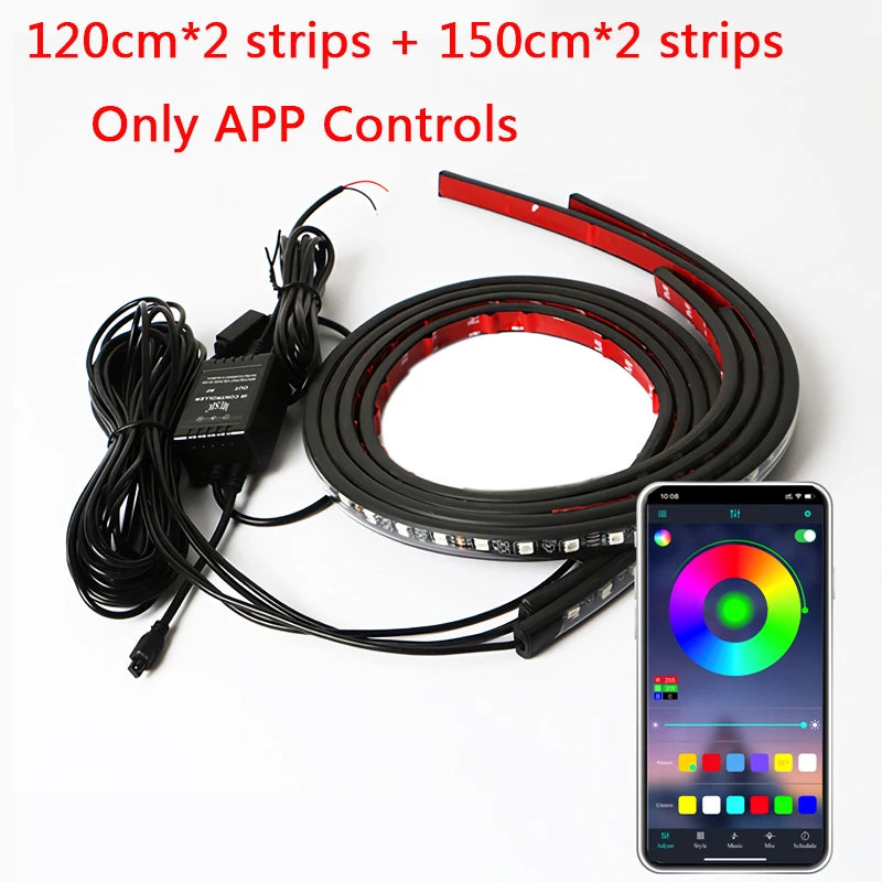 Bande lumineuse LED flexible pour dessous de caisse