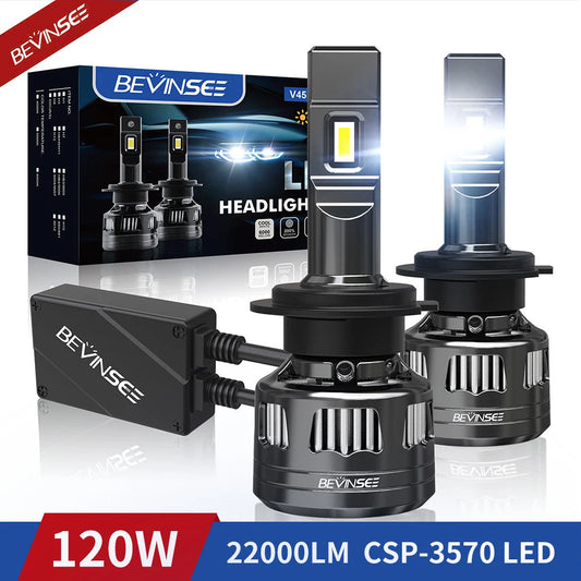 KIT LED PUISSANT 120W H7 H4 H11 H1 H8 H9 9012 HB3/9005 HB4/9006